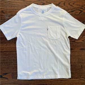 Johnnie-O white Tee sz 10